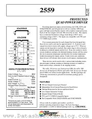 UDK2559LB datasheet pdf Allegro MicroSystems