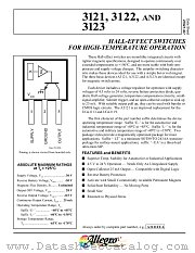 A3123LUA datasheet pdf Allegro MicroSystems