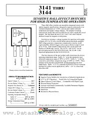 A3144LLT datasheet pdf Allegro MicroSystems