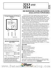 A3214ELHLT datasheet pdf Allegro MicroSystems