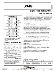 A3948SB datasheet pdf Allegro MicroSystems