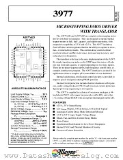 A3977SLP datasheet pdf Allegro MicroSystems