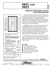 UCQ5821A datasheet pdf Allegro MicroSystems