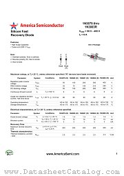 1N3879 datasheet pdf America Semiconductor