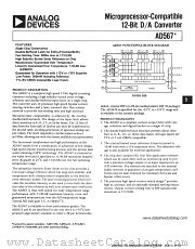 AD567 datasheet pdf Analog Devices