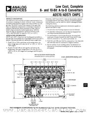 AD571 datasheet pdf Analog Devices