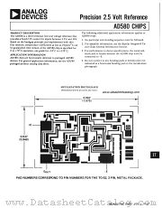 AD580 datasheet pdf Analog Devices