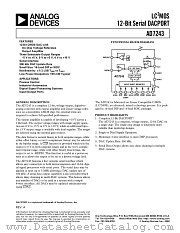 AD7243 datasheet pdf Analog Devices