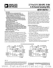 AD7811 datasheet pdf Analog Devices