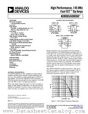 AD8065 datasheet pdf Analog Devices