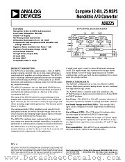 AD9225 datasheet pdf Analog Devices