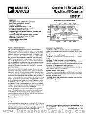 AD9243 datasheet pdf Analog Devices