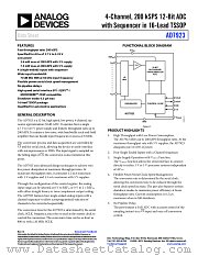 AD7923 datasheet pdf Analog Devices