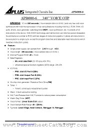 API4000-6 datasheet pdf Aplus Integrated Circuits