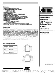 AT24CS128 datasheet pdf Atmel