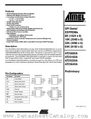 AT25080A datasheet pdf Atmel