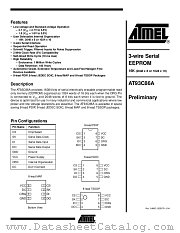 AT93C86A datasheet pdf Atmel