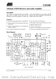 U2510B datasheet pdf Atmel