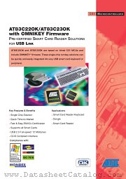 AT83C22OK datasheet pdf Atmel