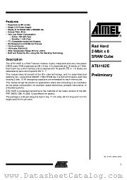 AT61162E datasheet pdf Atmel