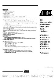 AT89C5122 datasheet pdf Atmel