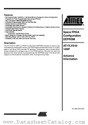 AT17LV010-10DP datasheet pdf Atmel