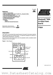 T7024 datasheet pdf Atmel