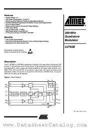 U2793B datasheet pdf Atmel