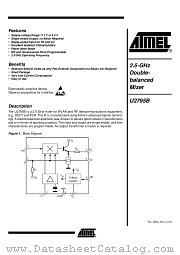 U2795B datasheet pdf Atmel