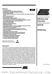 U2731B datasheet pdf Atmel