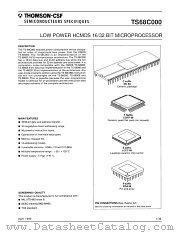 TS68C000 datasheet pdf Atmel