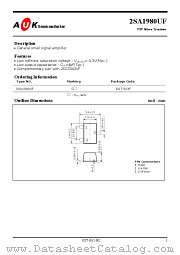 2SA1980UF datasheet pdf AUK Corp