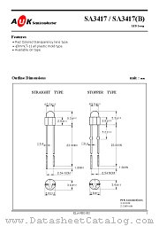 SA3417(B) datasheet pdf AUK Corp