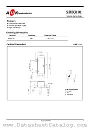 SDB3101 datasheet pdf AUK Corp