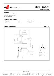 SDB310WMU datasheet pdf AUK Corp