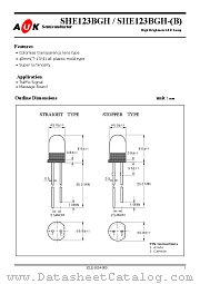 SHE123BGH-(B) datasheet pdf AUK Corp