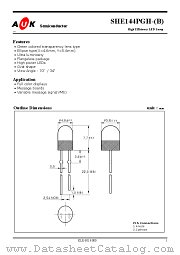 SHE144PGH-B datasheet pdf AUK Corp