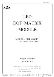 SIM-096CFH datasheet pdf AUK Corp