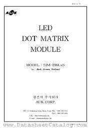 SIM-096LXS datasheet pdf AUK Corp