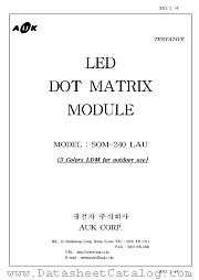 SOM-240LAU datasheet pdf AUK Corp