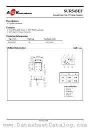 SUR543EF datasheet pdf AUK Corp