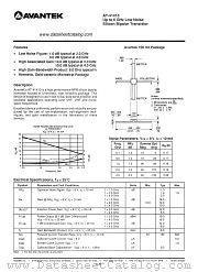 AT-41410 datasheet pdf AVANTEK