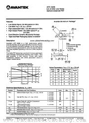 ATF-10236 datasheet pdf AVANTEK