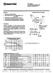 ATF-26836 datasheet pdf AVANTEK