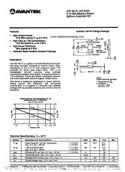 ATF-46101 datasheet pdf AVANTEK