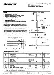 INA-03170 datasheet pdf AVANTEK