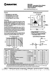 MSA-0300 datasheet pdf AVANTEK