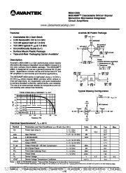 MSA-0386 datasheet pdf AVANTEK