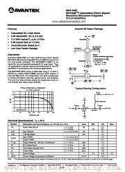 MSA-0485 datasheet pdf AVANTEK