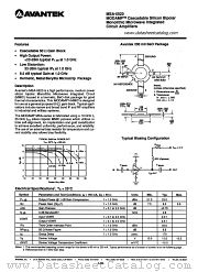 MSA-0520 datasheet pdf AVANTEK